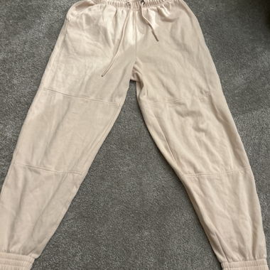 Pink Jogging Pants with Cuffs