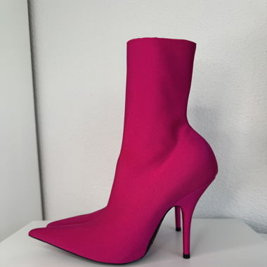 Balenciaga Heels Knife Stiefeletten Pink Gr. 36