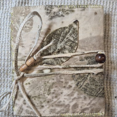 Petit carnet couverture textile Artisanale 