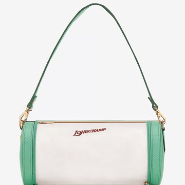 Longchamp Umhängetasche aus Canvas und Leder