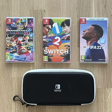 Jeux switch et étui offert 