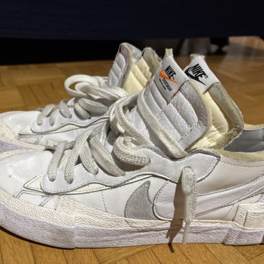Baskets hautes Nike blanches