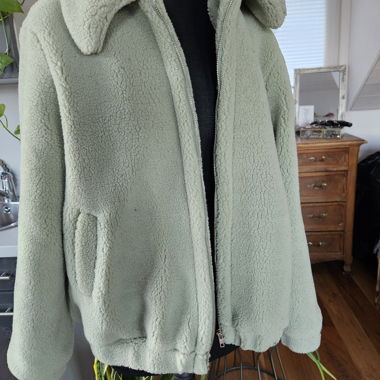 Flauschige Jacke