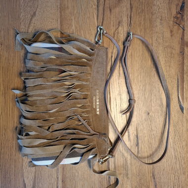 Sac bandoulière avec franges Burberry (Prorsum)