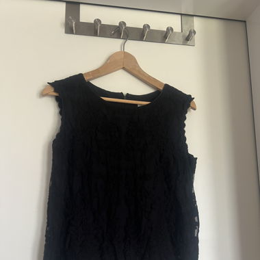 Top schwarz Grösse S