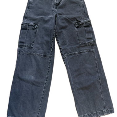 jeans cargo noirs