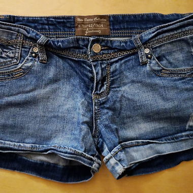Denim shorts
