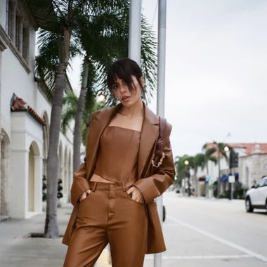 Leder-Blazer ZARA