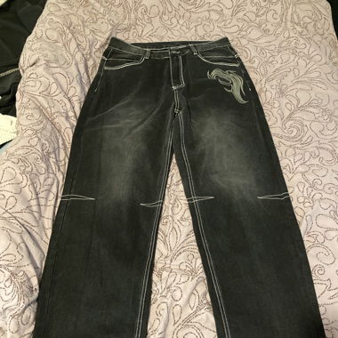 Baggy Jeans with Print