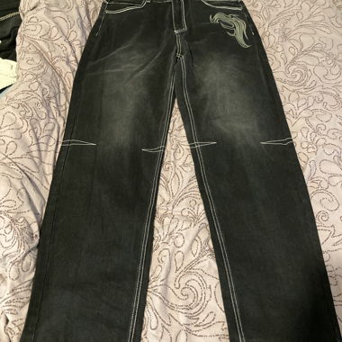 Baggy Jeans with Print