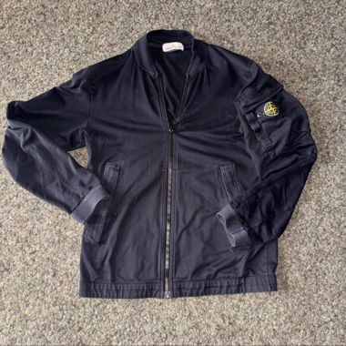 Blouson bomber Stone Island bleu marine