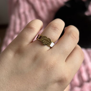 Bague colorée mignonne