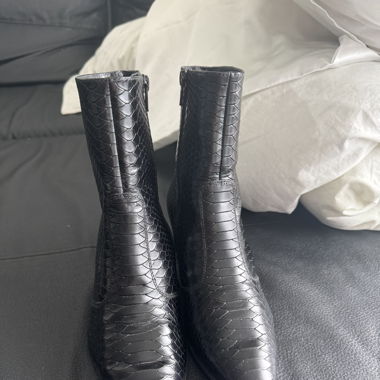 Högle Stiefelette Schwarz Damen