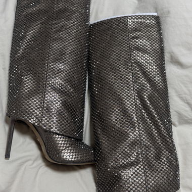 Sequin Boots with Stiletto