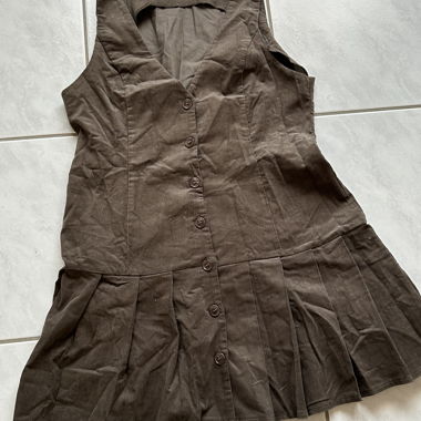 Brown Corduroy Dress