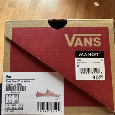 Scarpe Vans rosa