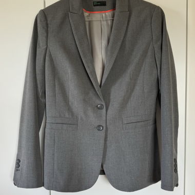 Grey blazer from Benetton