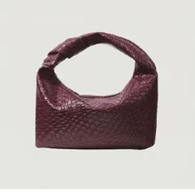 Borsa in ecopelle bordeaux