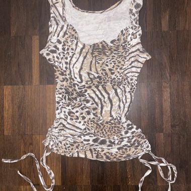 Leopard/Zebra Print Top