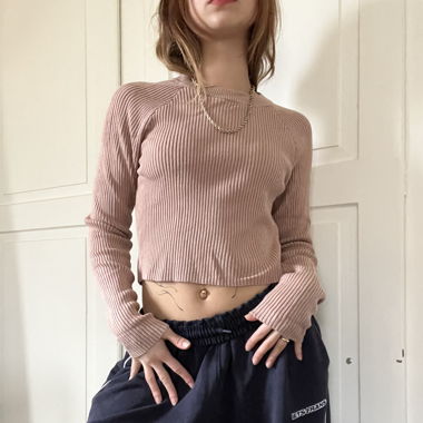 h&m cropt pullover 