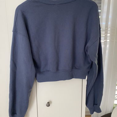Cropped Blue Sweater