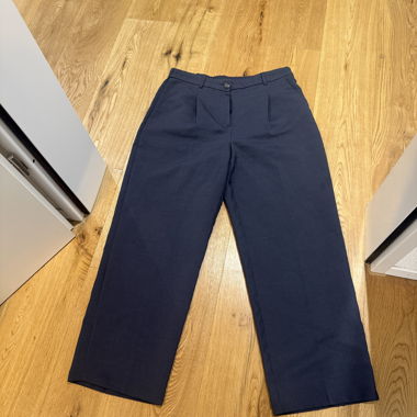 Dark blue/grey fabric trousers