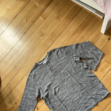 Pull gris 