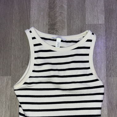 Crop top stripped 