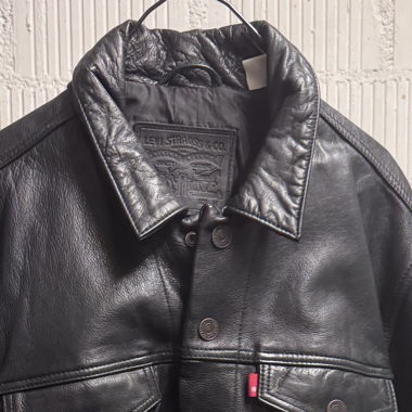Veste en cuir Levi’s M / noire