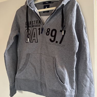 Grey Gaastra Hooded Sweatjacke Size M (more like S)