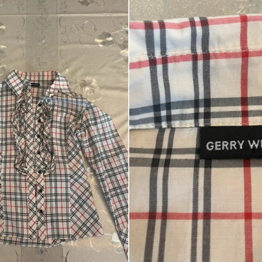 Gerry Weber Plaid Blouse