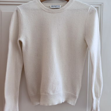 Maglione in cashmere crema S