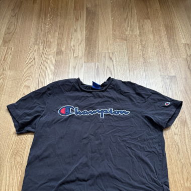 Black Champion Shirt Size L