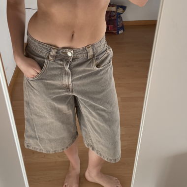 brownish jorts 