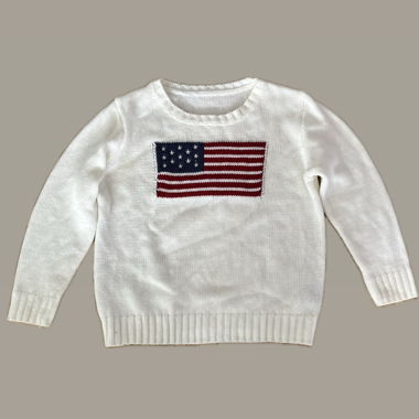 Kids Sweater with USA Flag