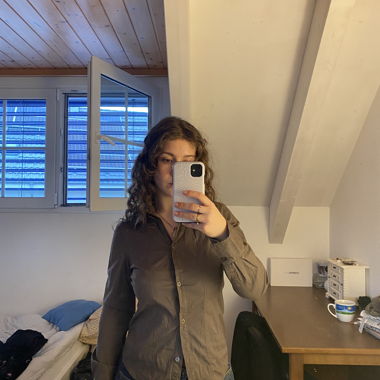 Blouse marron pour femme M 38/40