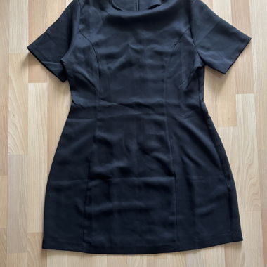 Black Short-Sleeve Dress