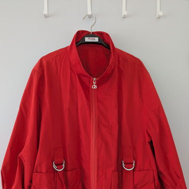 Rote Vintage Jacke aus den 70er