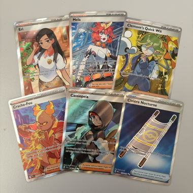 Lot de cartes Pokémon d’Entraîneur JAP/ENG/FR