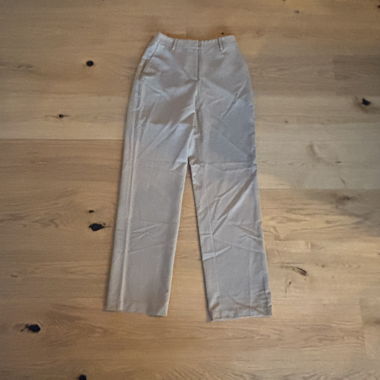 Beige Stoffhose