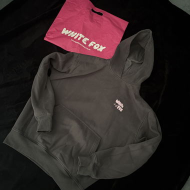 Sweat à capuche White fox