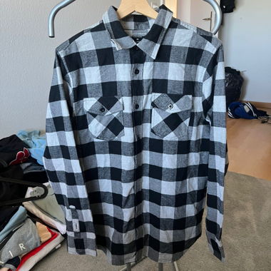 Chemise en flanelle à carreaux