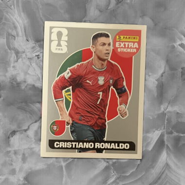Sticker Extra Panini Cristiano Ronaldo Argento
