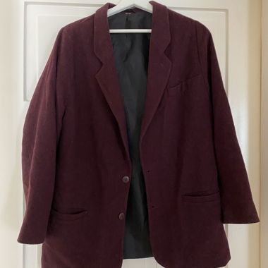 Vintage Blazer Burgundrot