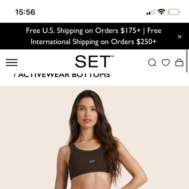 Workout Leggings - set active in espresso