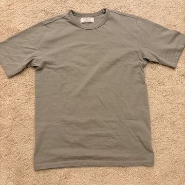 2 T-shirt basic Primark in verde/grigio