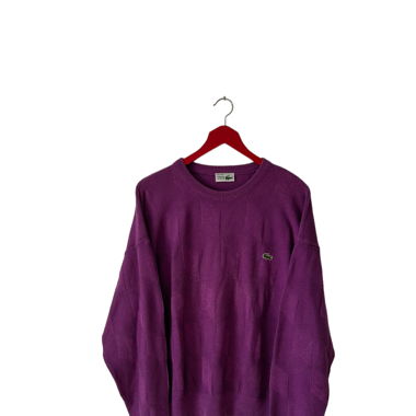 Lacoste pull violet 