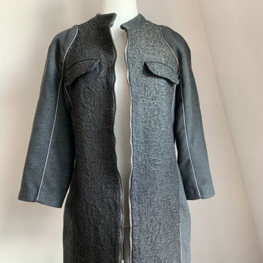 YES LONDON-MANTEAU DE PRINTEMPS- M