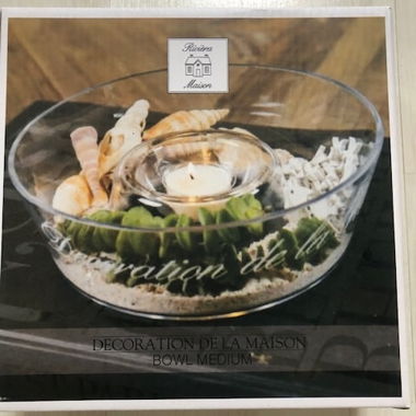 Deko-Glas Bowl Medium Riviera Maison