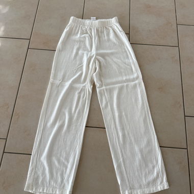 White Linen Trousers